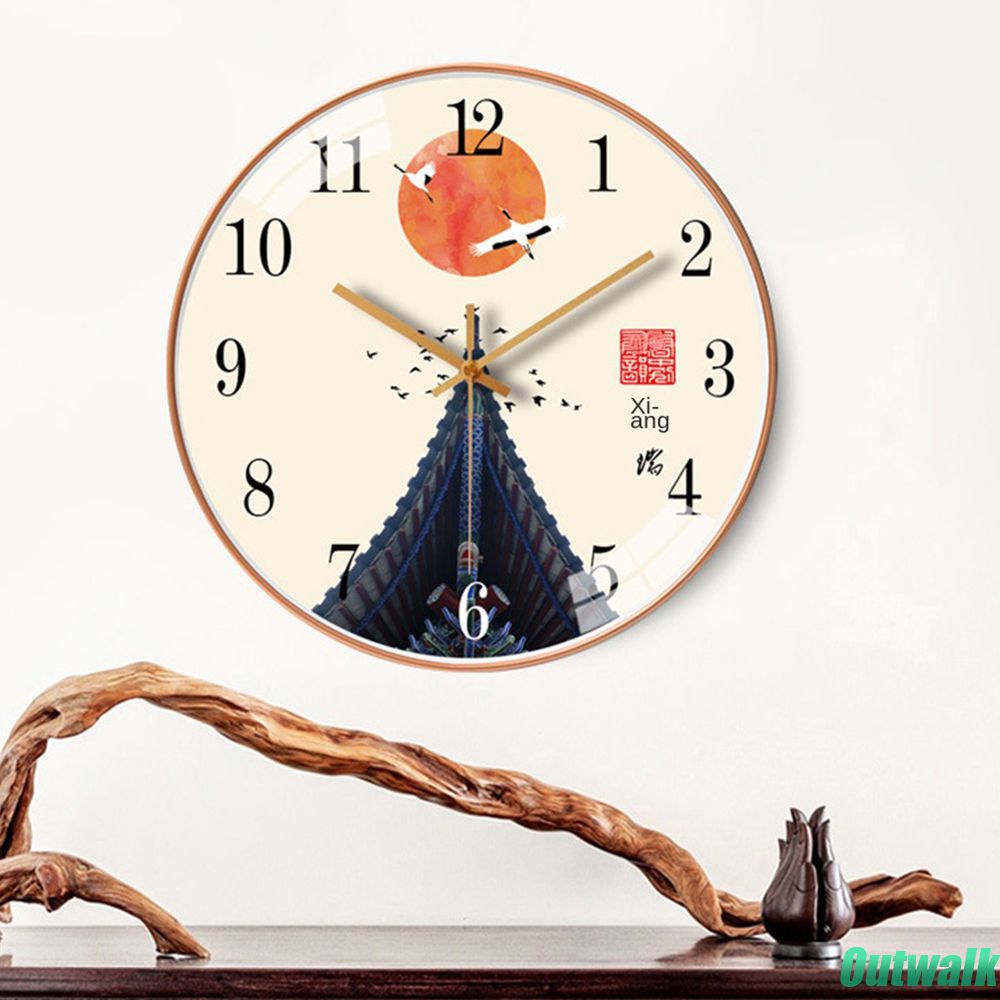Jam Dinding Nordic 10 Inci, Jam Dinding Modern Quartz Senyap, Ruang Tamu, Sederhana, Tidak Berdetik, Ruang Duduk, Kamar Tidur, atau Dekorasi Kantor