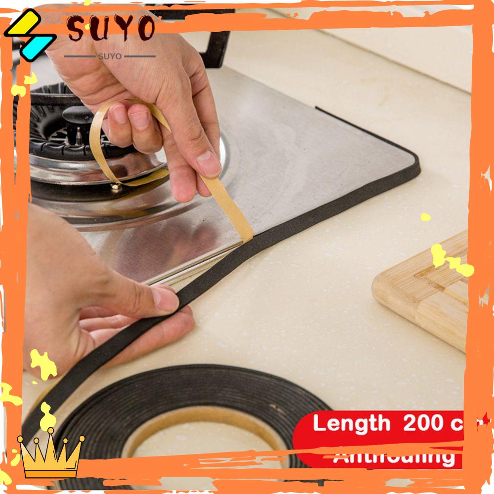 Suyo 5pcs 200cm/each Sink Sealing Tape Serbaguna Jendela Celah Dapur Perekat Diri