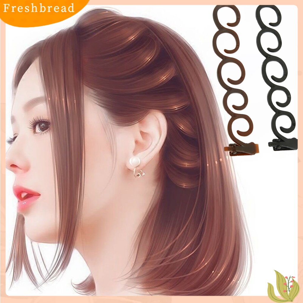 {In Stock} 2Pcs DIY Hair Braider Kokoh Reusable Simple DIY Compact Twist Clips Untuk Indoor