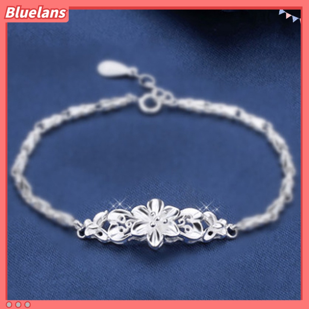 {In Stock} Wanita Bunga All-match Rantai Adjustable Elegan Bangle Gelang Perhiasan Aksesori Untuk Hari Valentine