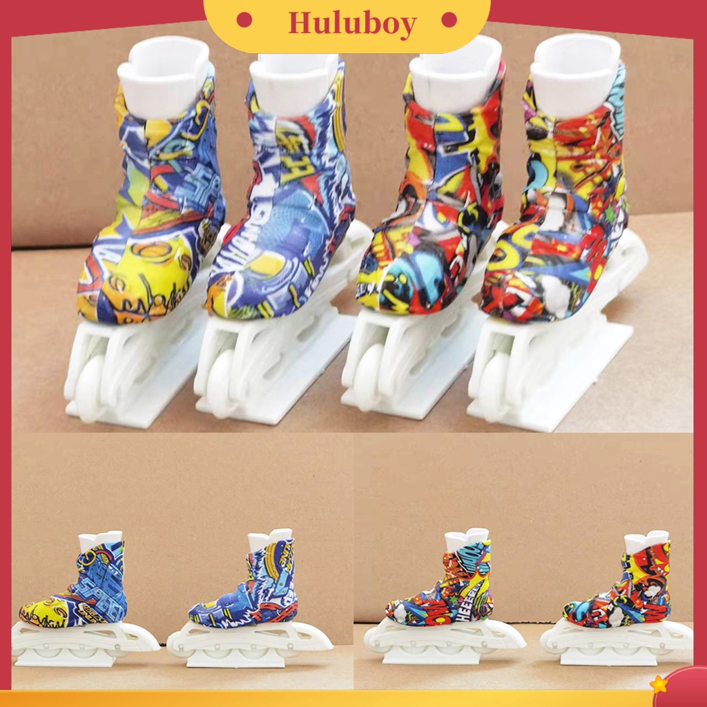 {In Stock} Mainan Sepatu Skat Kemampuan Tangan Realistis Mainan Jari Lucu Miniatur Sepatu Skat Untuk Anak-Anak