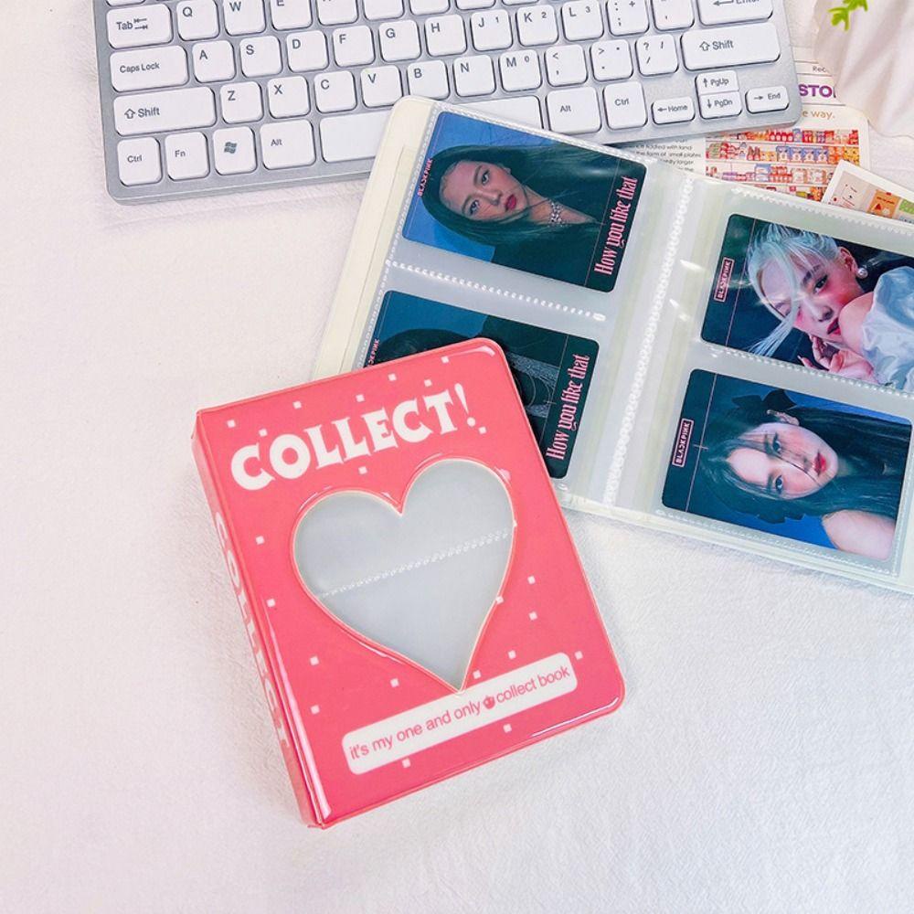 [Elegan] Idol Cards Buku Kawaii 3inch Stationery Bolong-out Polaroid Album Foto Penyimpanan Buku Kartu Collect Book