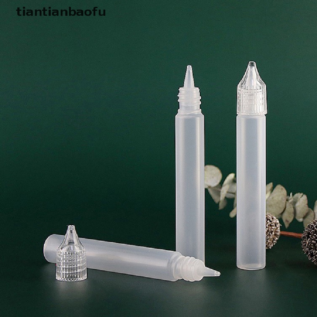 [tiantianbaofu] 15/30ml Kosmetik Moisture Bottling Pen Shaped Liquid Sub-Botoltling PP Botol Butik