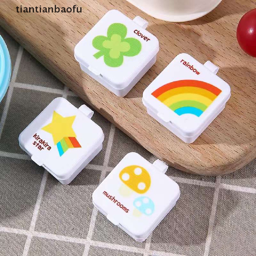 [tiantianbaofu] 1pc Kotak Saos Kecap Mini Portable Wadah Saus Salad Kecil Bento Box Bumbu Penyimpanan Botol Toples Aksesoris Butik