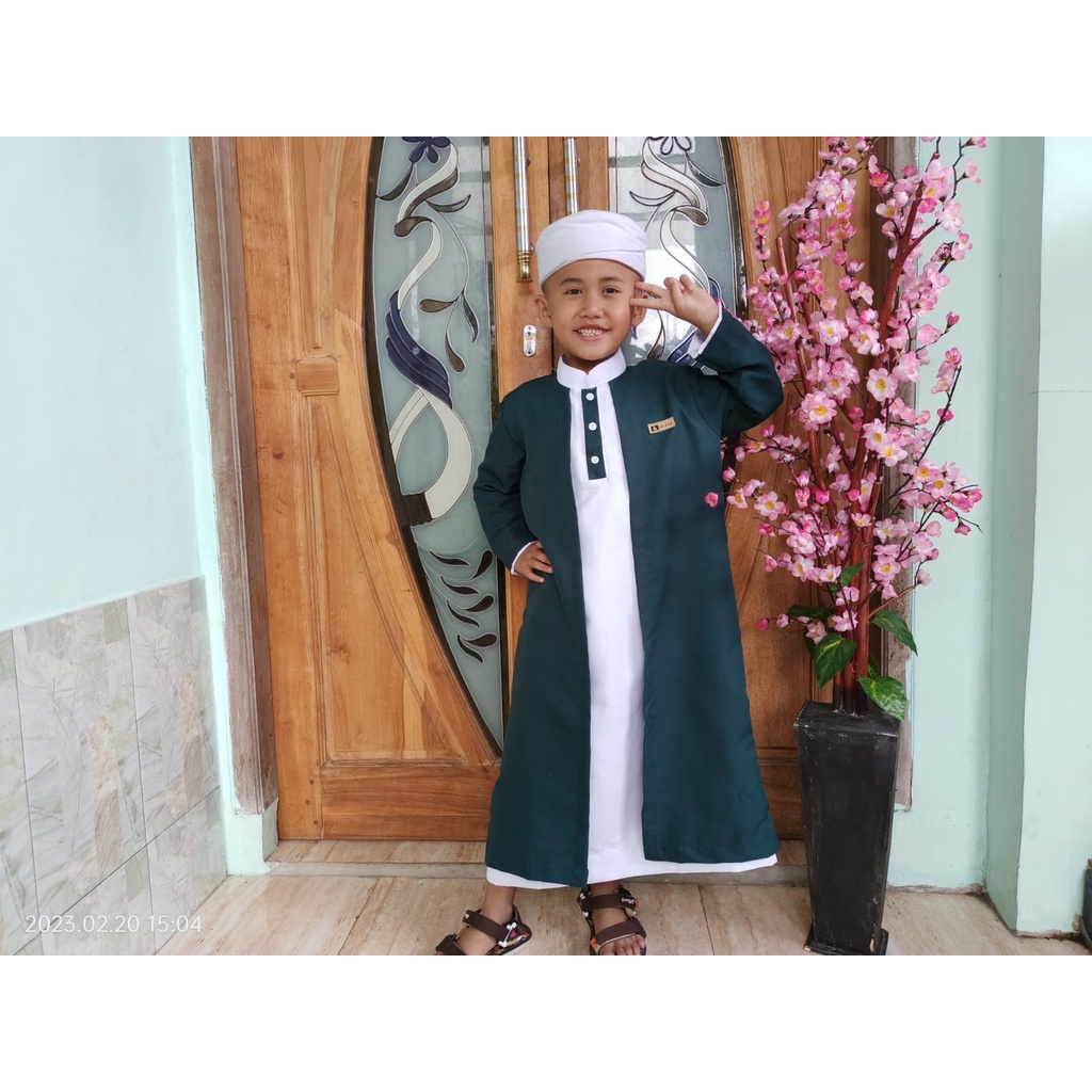 Jubah Anak ALTAF Jubah Syar'i Modern untuk Anak Laki-Laki / Jubah Anak Terbaru 2023 / Jubah Habib Anak / Jubah Anak Lengan Panjang / Gamis Anak Laki Laki / Jubah Anak Usia 1-13 tahun