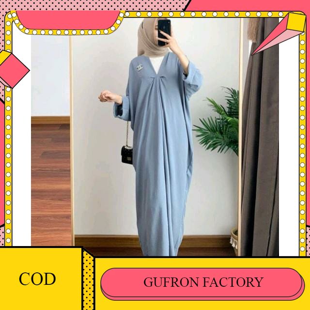Kaftan Crinkle Airflow Gamis Kaftan