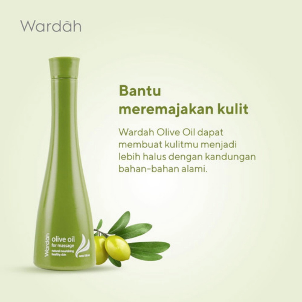 WARDAH Olive Oil For Massage 150ml / Apple_kosmetik