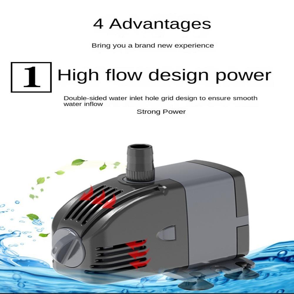 Chookyy Submersible Water Fountain New Pompa Air Aquarium Tangki Bawah Tangki Ikan