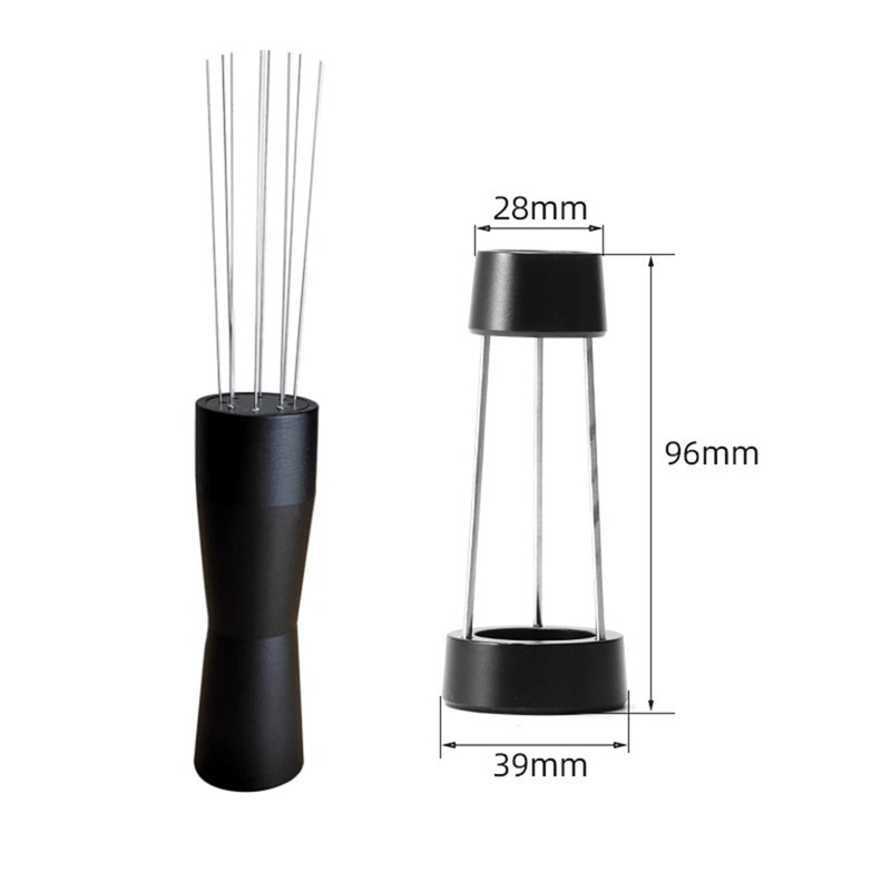 Alat Perata Distributor Tamper Bubuk Kopi Alat Perata WDT Alat Pengaduk Espresso Stirring Tool Stainless Steel