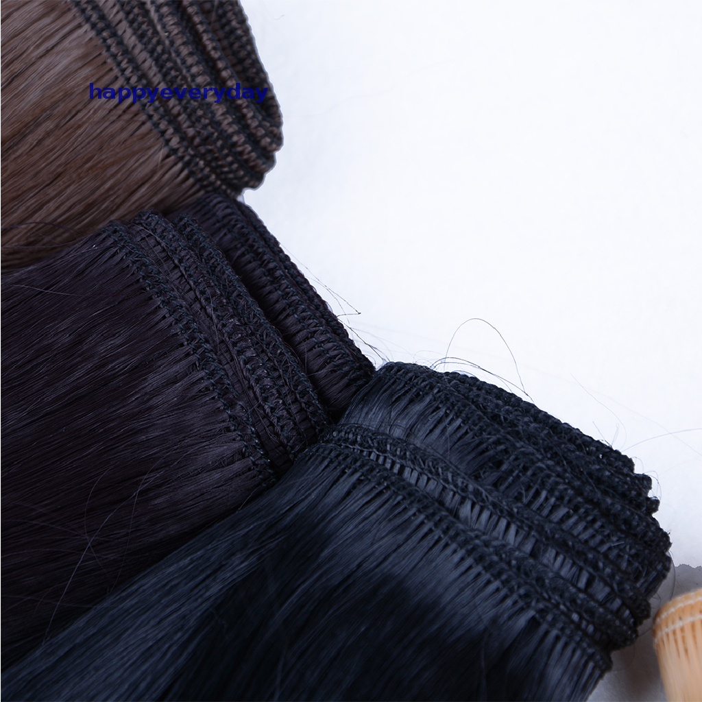 [Selamat] 10cmx100cm DIY Welf Fringe Wig Rambut Kawat Suhu Tinggi Untuk1 /3 1/4 BJD Boneka [ID]