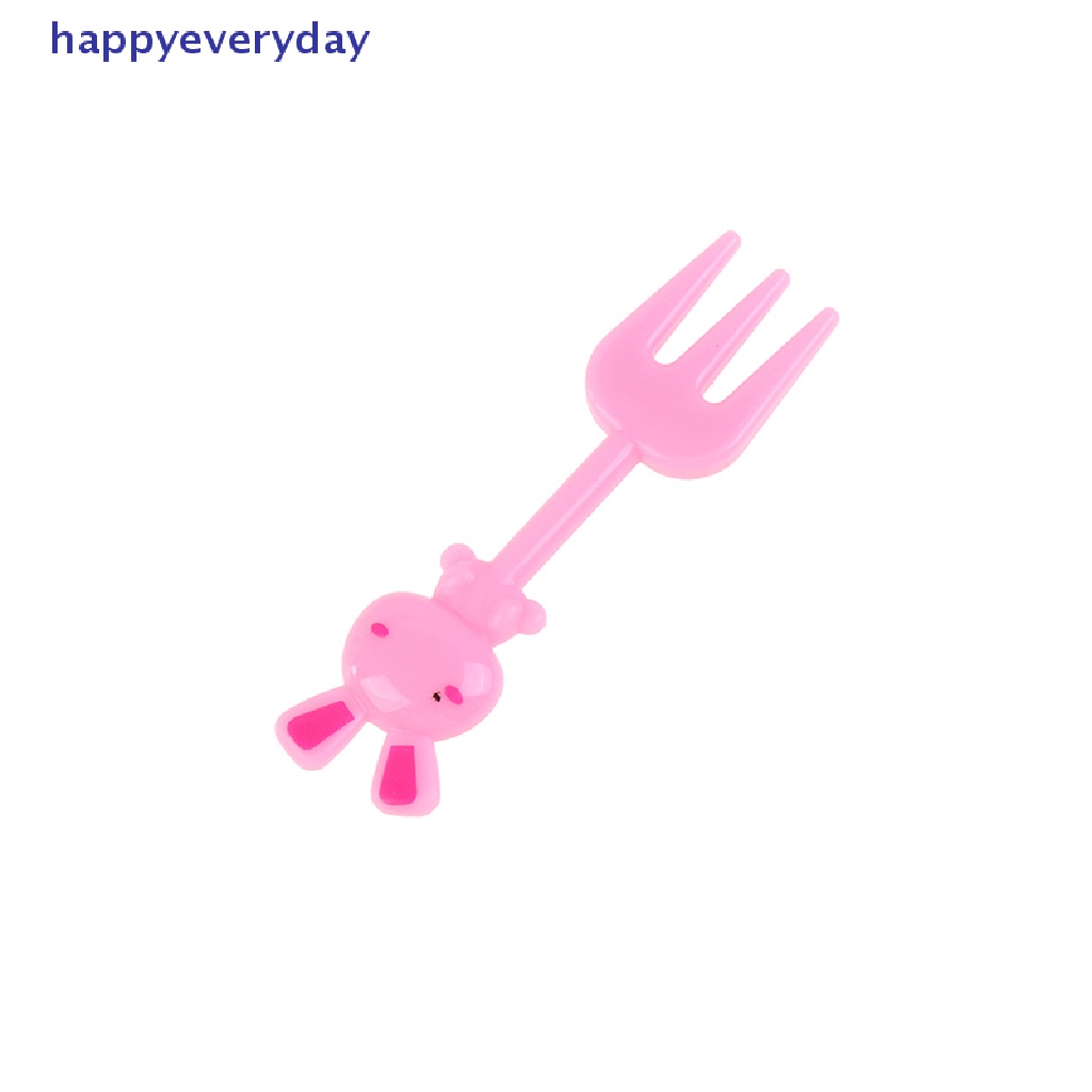 [happy]8 /10/24PCS Garpu Buah Mini Untuk Anak Tusuk Gigi Lunch Party Pick Dessert Fork [ID]