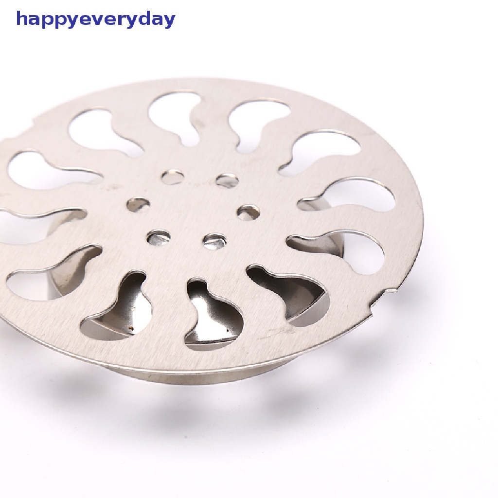 [happy] 1pc Stainless steel floor Drain cover overflow Bulat Anti Mampet shower Drain [ID]