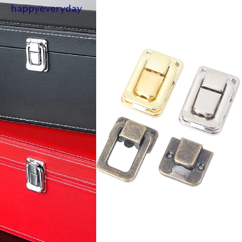 [happy] Small Wine Chest Case Gift Box Toggle Latch Koper Kunci Pengait Hardware [ID]