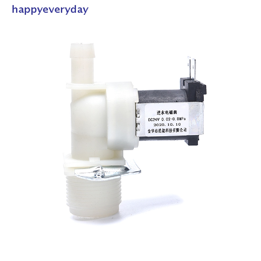 [happy] Dc12v 24V AC220V Katup Pembuangan Air Plastik Solenoid Masuk Air Listrik [ID]