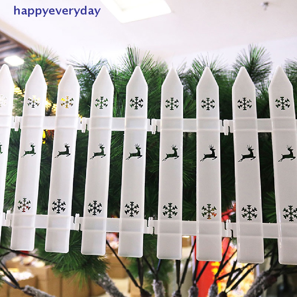 [happy] Hiasan Pohon Natal Pagar Plastik Taman Pagar Indoor Bunga Tk [ID]