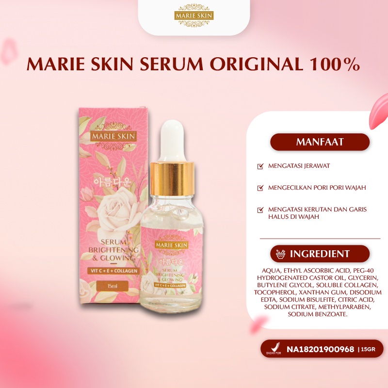 Serum Marie Skin Lian 100% Original   - Brightening Collagen Serum Glowing