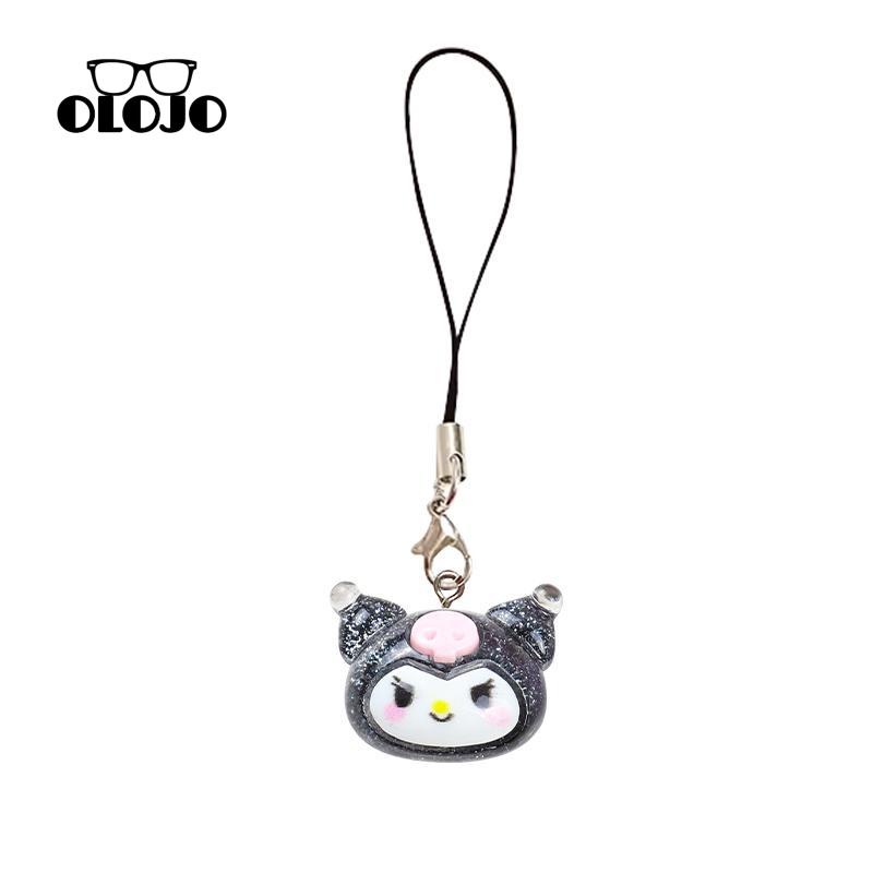 【COD】sanrio liontin tali ponsel Liontin Telepon Glitter Transparan Pochacco Cinnamoroll Lucu USB Flash Disk Bag Pendant Lanyard