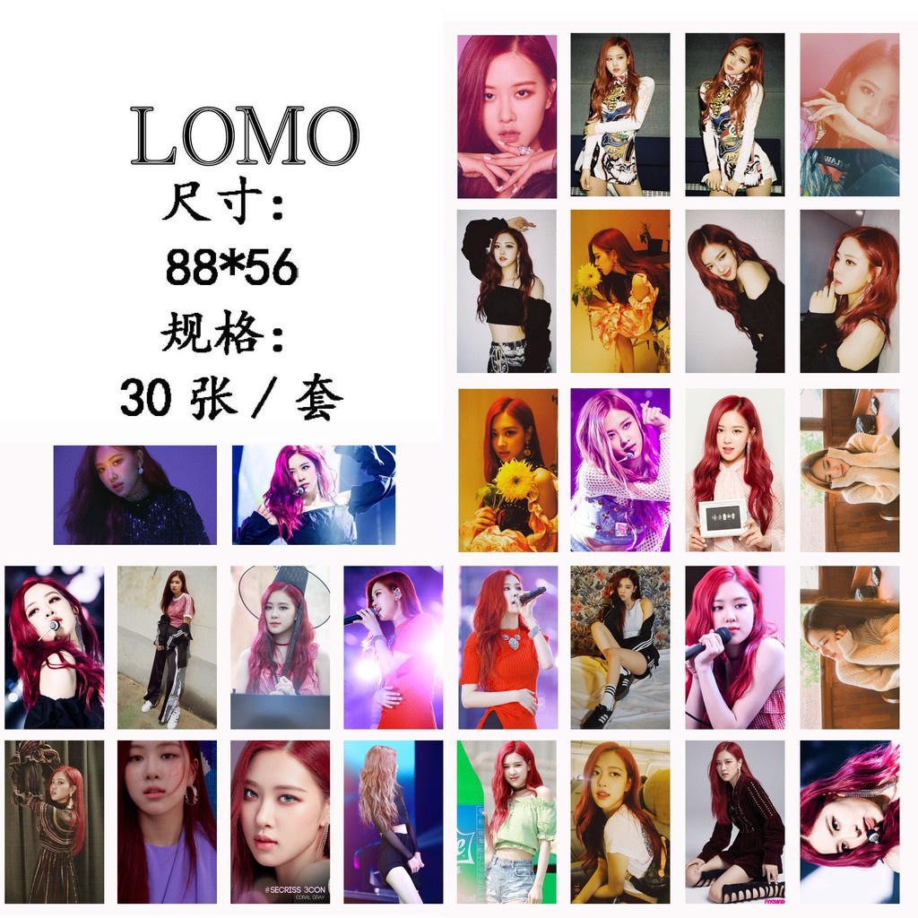 Blackpink/K-POP/ROSE Berkualitas 30pcs Per Box Sealed KPOP Kartu Lomo LY Blackpink