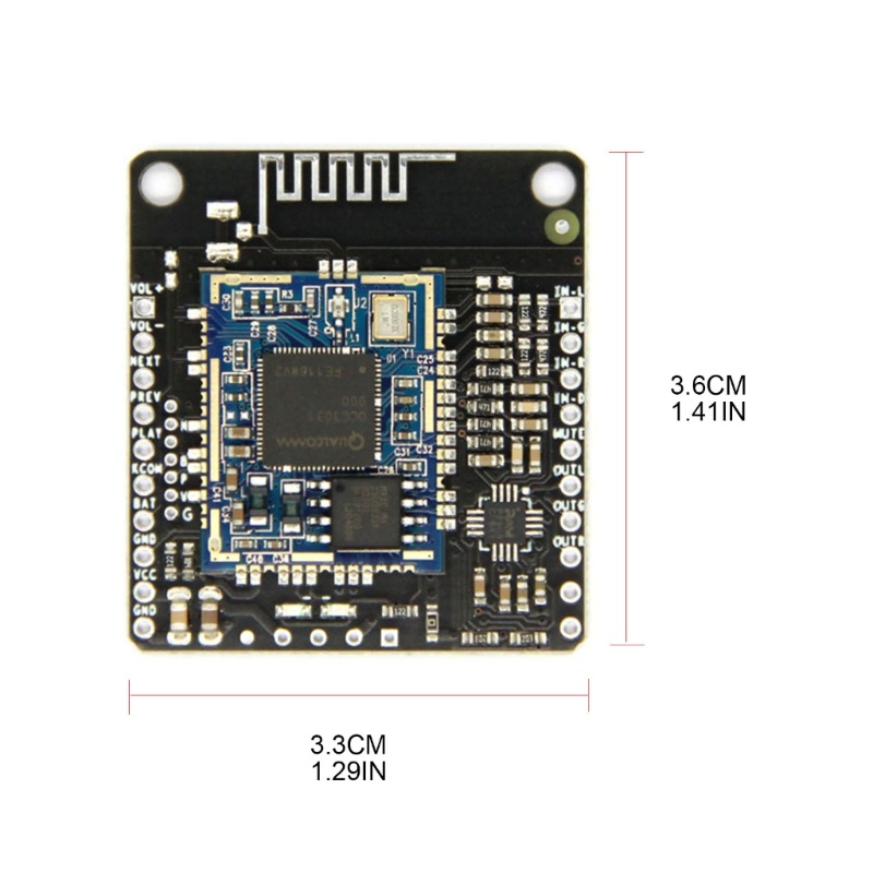 Zzz Hifi Bluetooth-Kompatibel5 0 Papan Penerima Amplifier Papan Terima