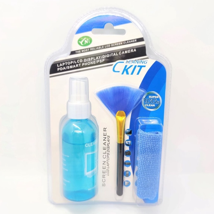 SKU-1267 CLEANING KIT 3IN1 PEMBERSIH LAYAR LCD SCREEN KAMERA LAPTOP  VN 4