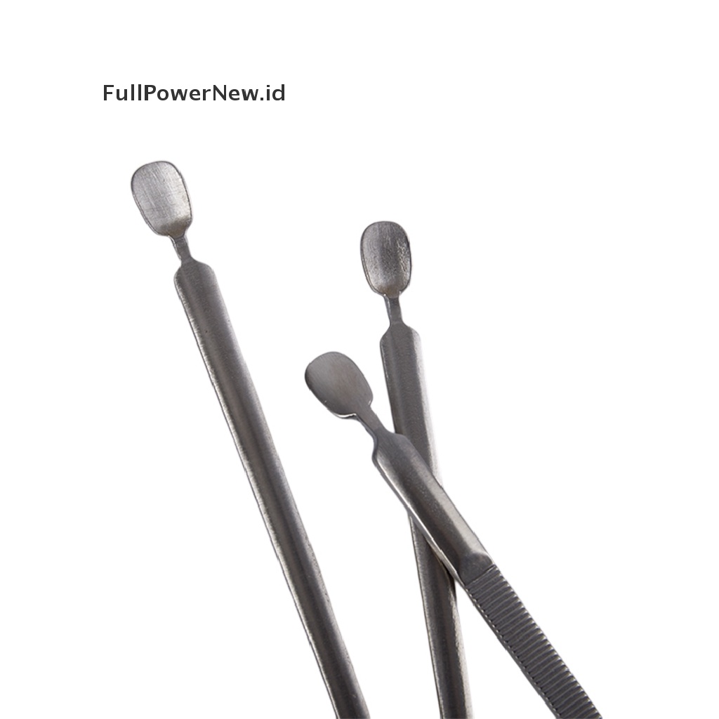 Power Manicure Pedicure Alat Perawatan Nail Art Kutikula Pendorong Trimmer Cleaner Sendok Beauty ID