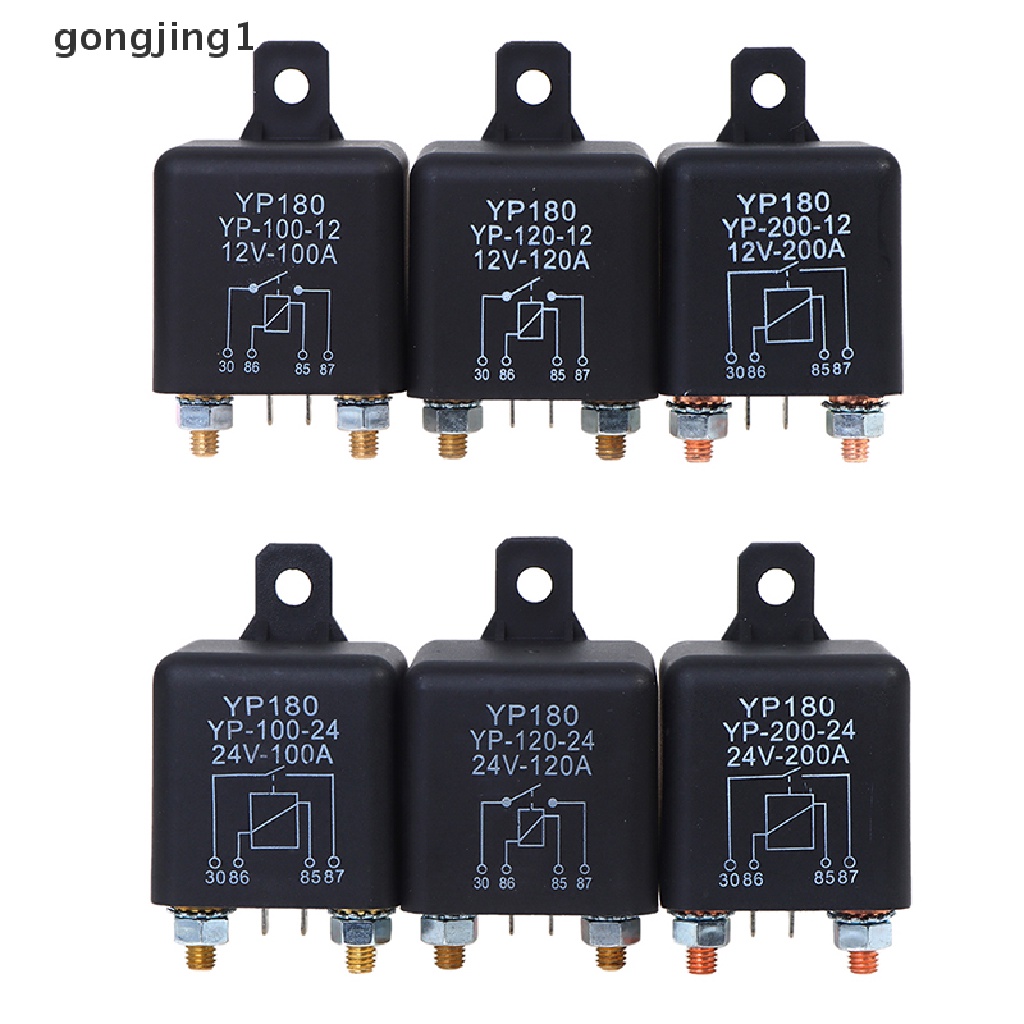 Ggg Starg Relay 200A 100A 12V/24V Power Otomotif Heavy Current Start Relay ID