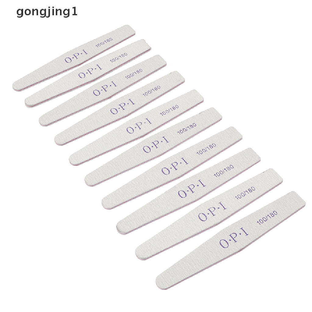 Ggg 10Pcs/Set Diamond Nail File Nail Polisher Nail Remover Poles Strip Kikir Kuku ID