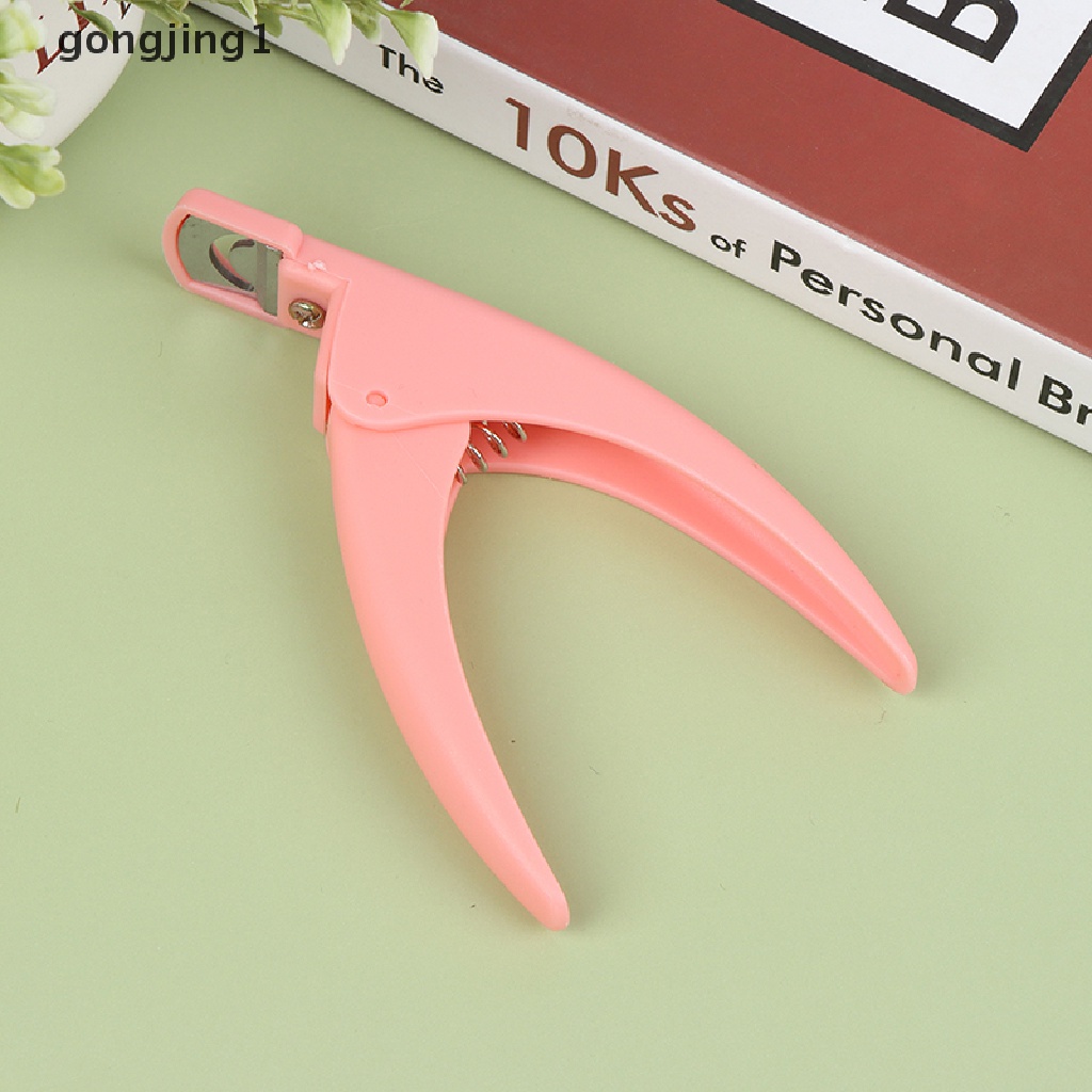 Ggg Diy French UV Gel Fake Kuku Palsu Salon Manicure Art Tip Toe Cutter Clipper ID