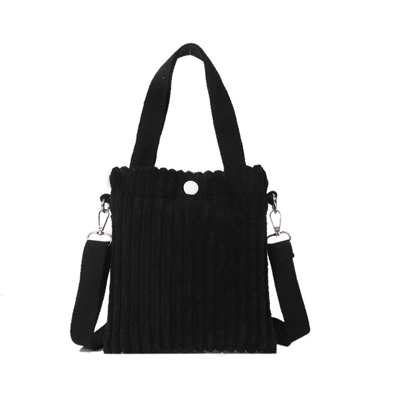 TAS CORDUROY MINI SELEMPANG JINJING BLUDRU KOREA KEKINIAN TREND RAJUT SLINGBAG BAHU KNOT BAG TREND KNITTED BAG Tas Slempang Wanita Fashion Korea Tas Rajut Portable Salur Korean Handbag Korea Buffolow