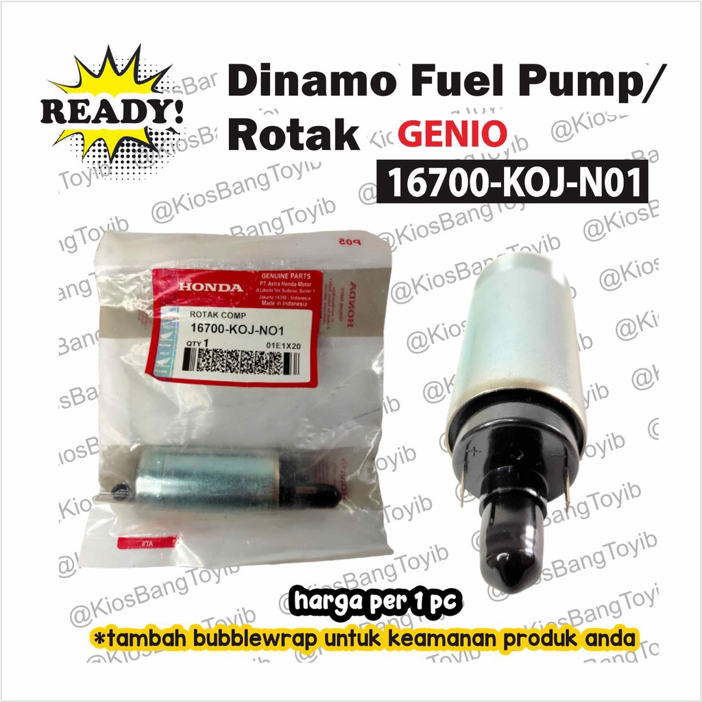 Rotak Rotax Dinamo Fuel Pump Honda GENIO BEAT 2021 (16700-KOJ)