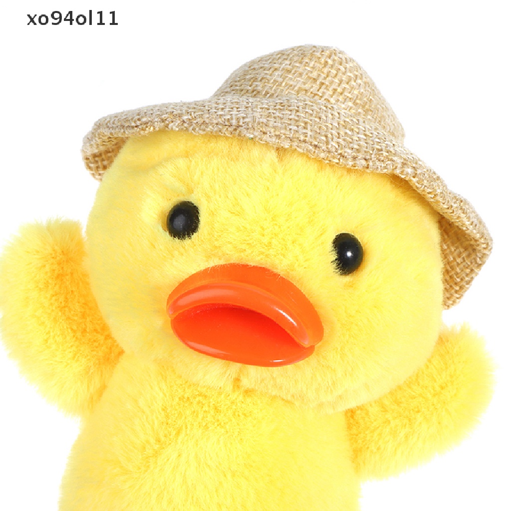 Xo 14 cm Duck Keychain Straw hat Ducks Boneka Bebek Liontin Boneka Mainan Empuk OL