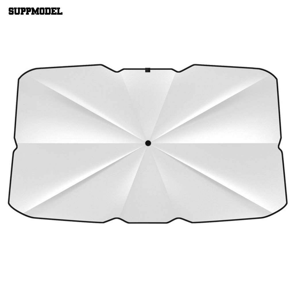 Suppmodel Reusable Car Sunshade Umbrella Aksesoris Mobil Car Front Window Umbrella Kerai Penutup Instalasi Sederhana