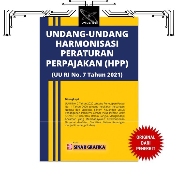 UU Harmonisasi Peraturan Perpajakan (UU RI No. 7 tahun 2021)