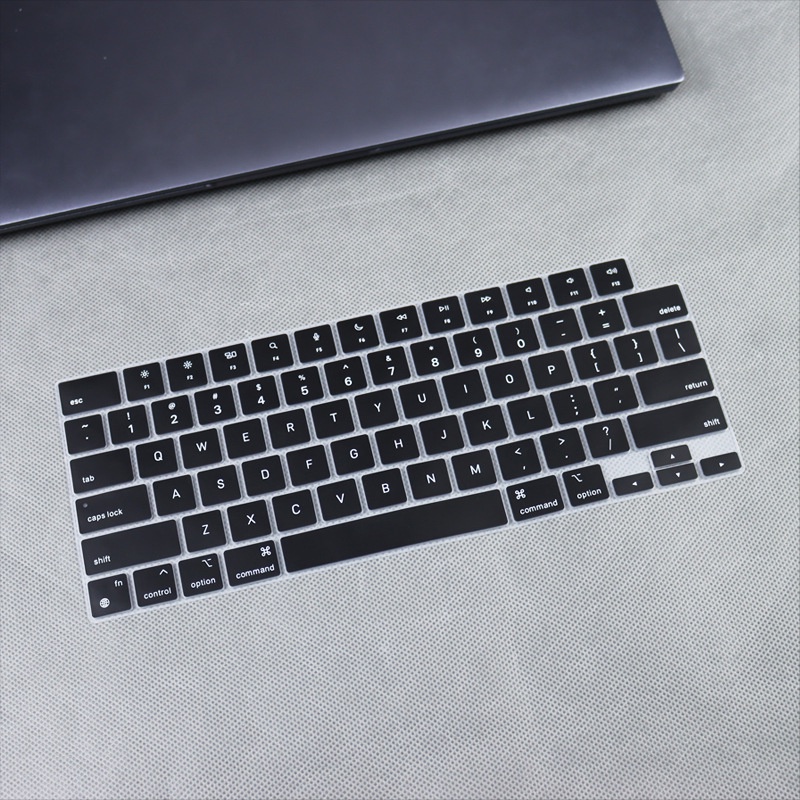 Untuk MacBook Air 13.6inch M2 Pro14/16Penutup Keyboard Silikon Tahan Air Film Tahan Debu