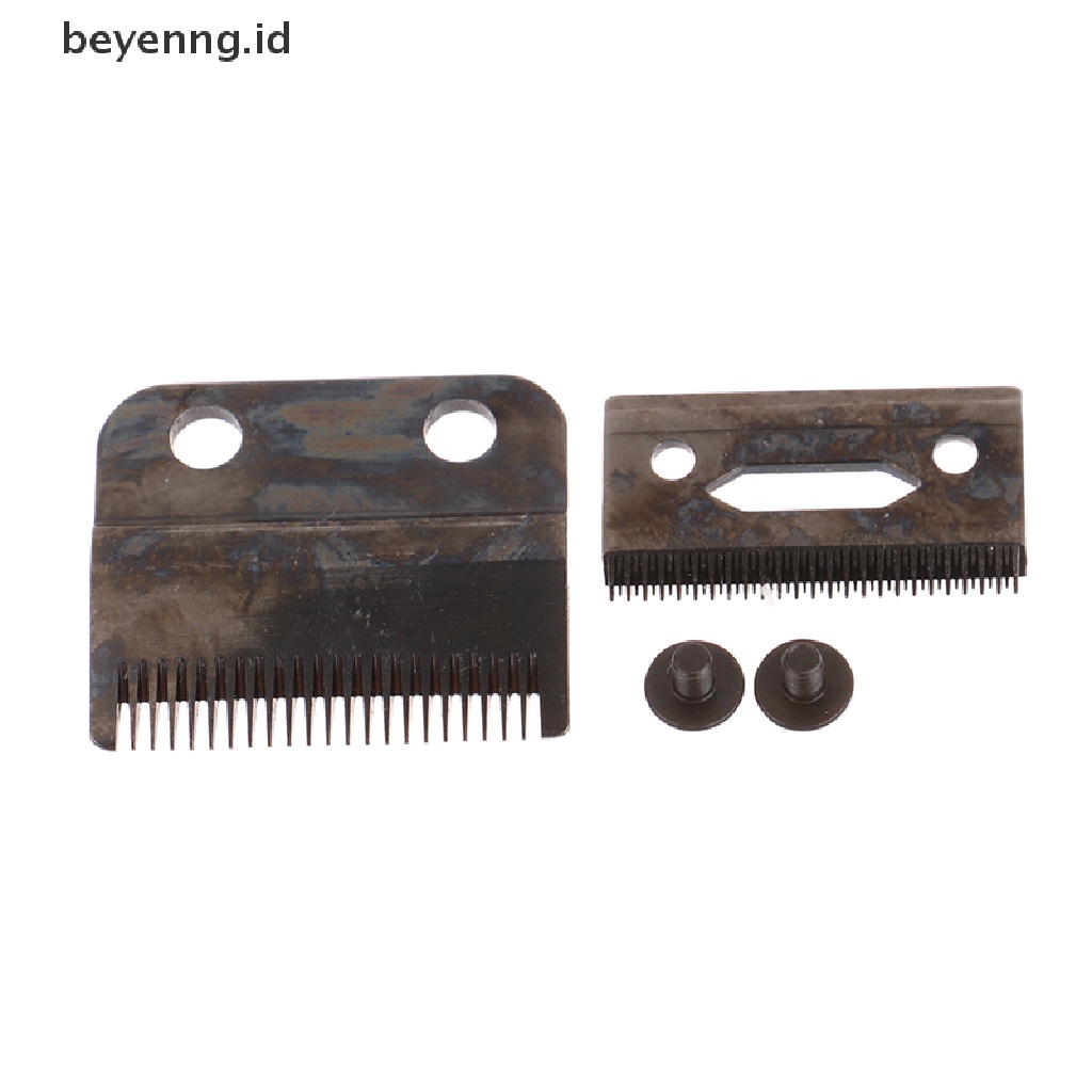 Beyen Untuk Hair Clipper Blade Black Replacement Movable Blade Aksesoris Baja ID