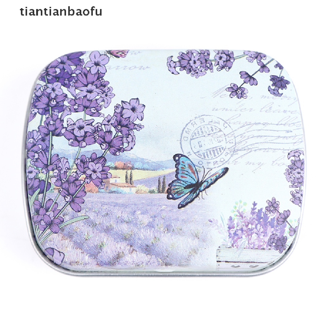 [tiantianbaofu] Lavender mini Box Sealed jar packing Kotak Perhiasan candy Box Coin Box Butik