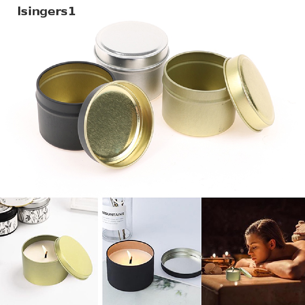 [lsingers1] Toples 2Oz Aluminium Kaleng Wadah Sample Kosmetik Penyimpanan Pot Kotak Cincin Butik