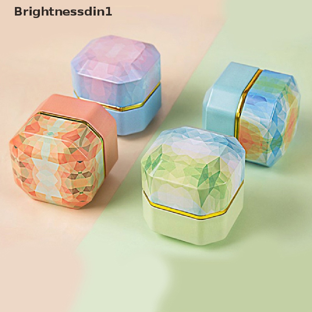 [Brightnessdin1] Sealed Tea Kaleng Wadah Teh Penyimpanan Makanan Besi Candy Box Tinplate Kotak Butik