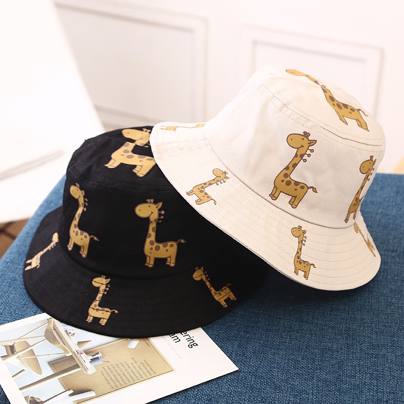 Topi Nelayan Anak Sun Shaded Large Eave Cartoon Pot Hat