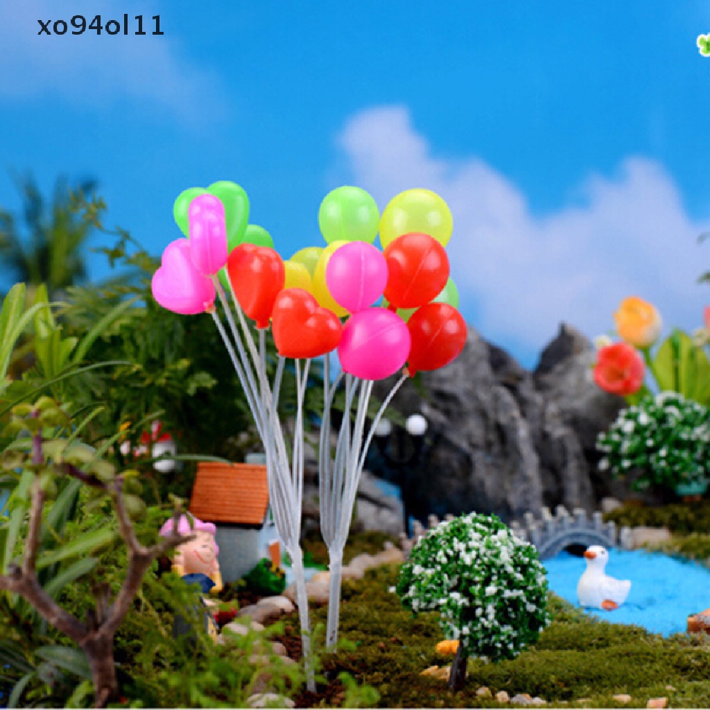 Xo Miniatur Taman Peri Balon Mini Rumah Boneka Kerajinan Pot Tanaman Ornamen Dekorasi Mainan OL