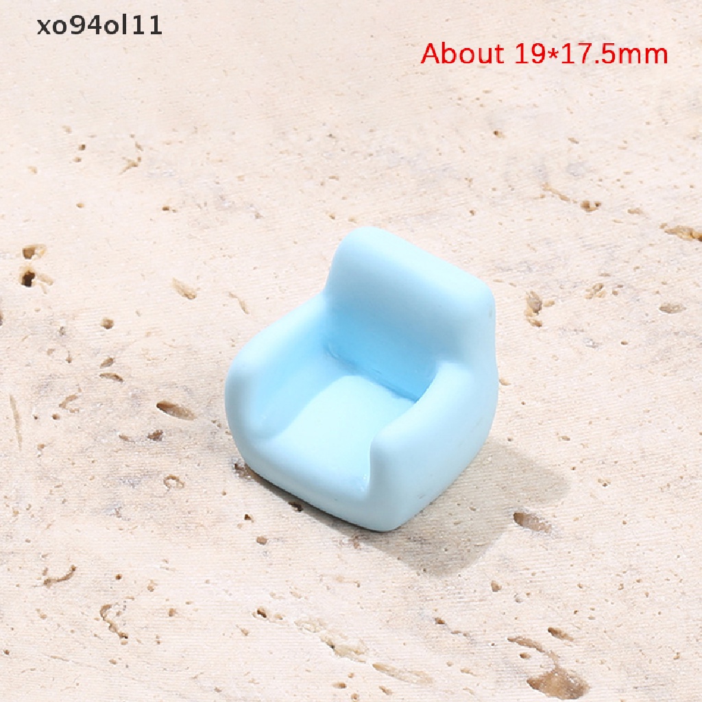 Xo Seri Sofa Mini Kartun Lucu Cream Lem Casing Ponsel DIY Dekorasi Mobil OL