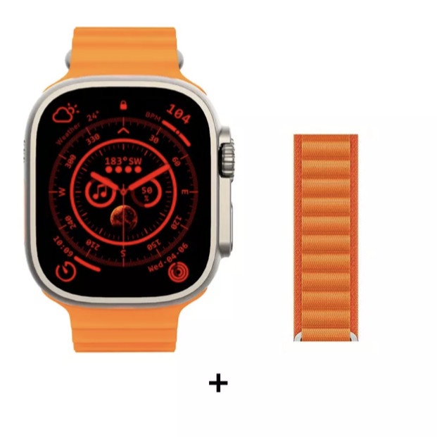 H11 ULTRA SMARTWATCH 49MM IWO WATCH ULTRA 2  - Abu-abu