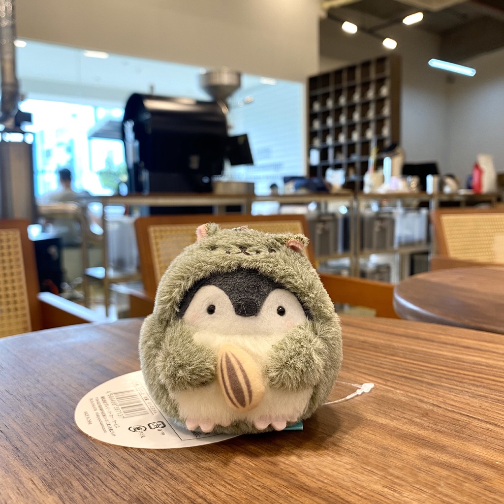 10 cm Liontin Pinguin Lucu Ins Memegang Benih Melon Koi Hamster Plush Doll Tas Liontin Liontin Hadiah Untuk Teman