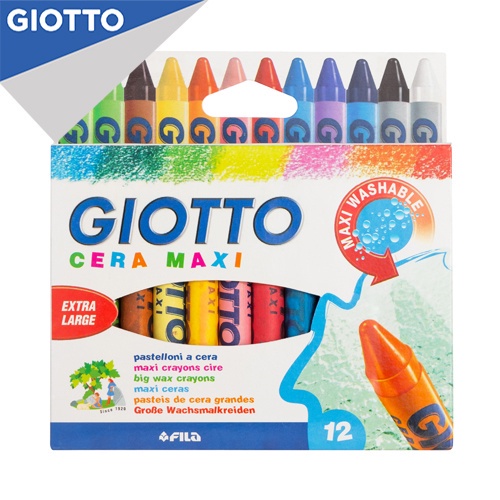 

Giotto Cera Crayon Oil Pastel 12 Warna Washable