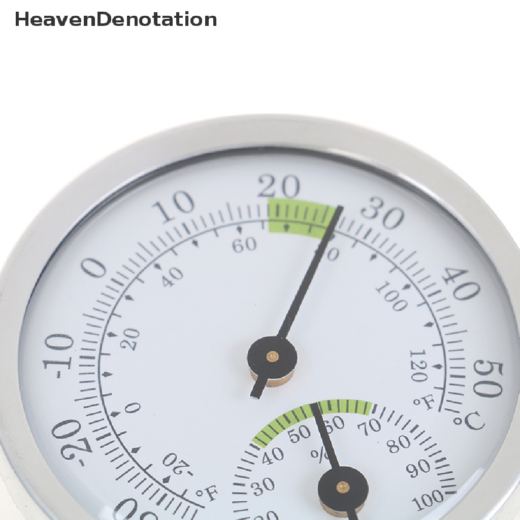 [HeavenDenotation] Termometer &amp; Hygrometer Ana Rumah Tangga Yang Dipasang Di Dinding Untuk Ruang Sauna Household HDV