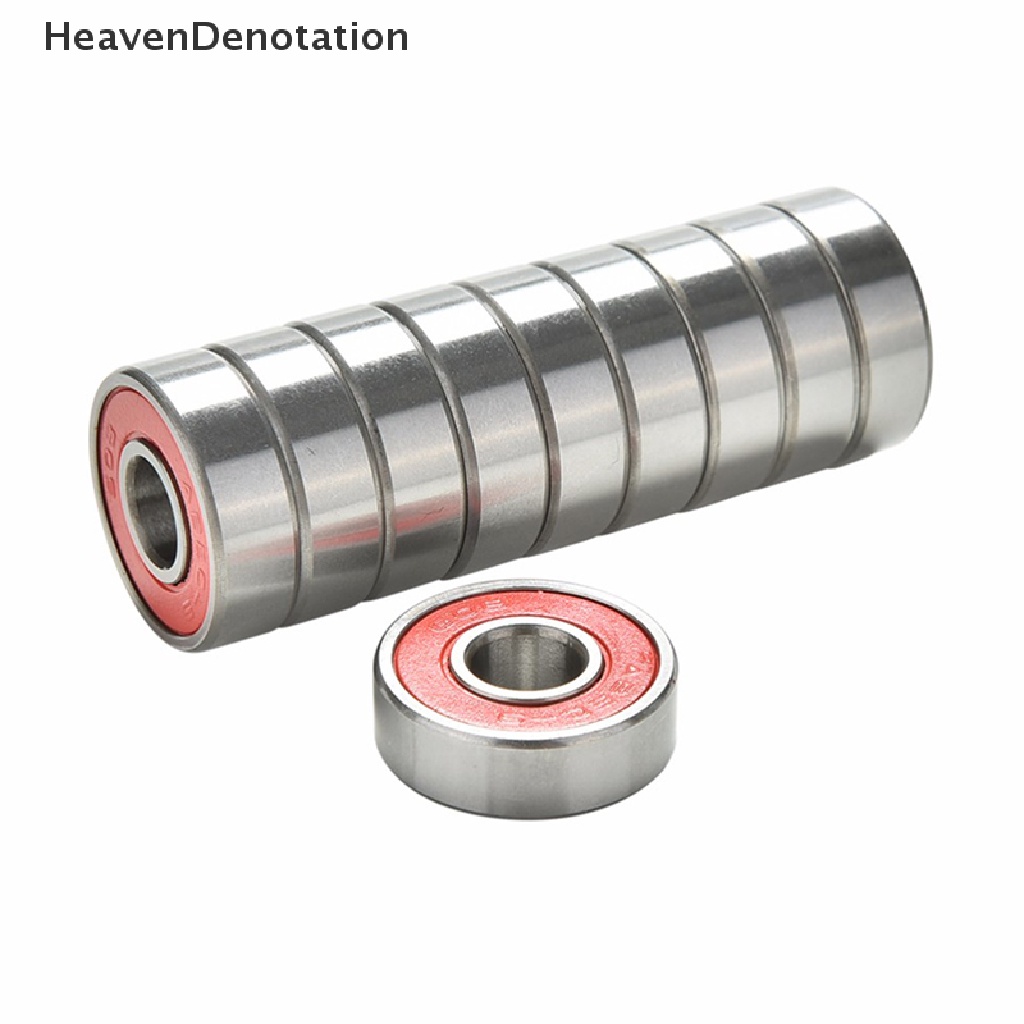 [HeavenDenotation] 10pcs ABEC 9stainless Steel Bearings Roller Skate Skuter Roda Bearing HDV