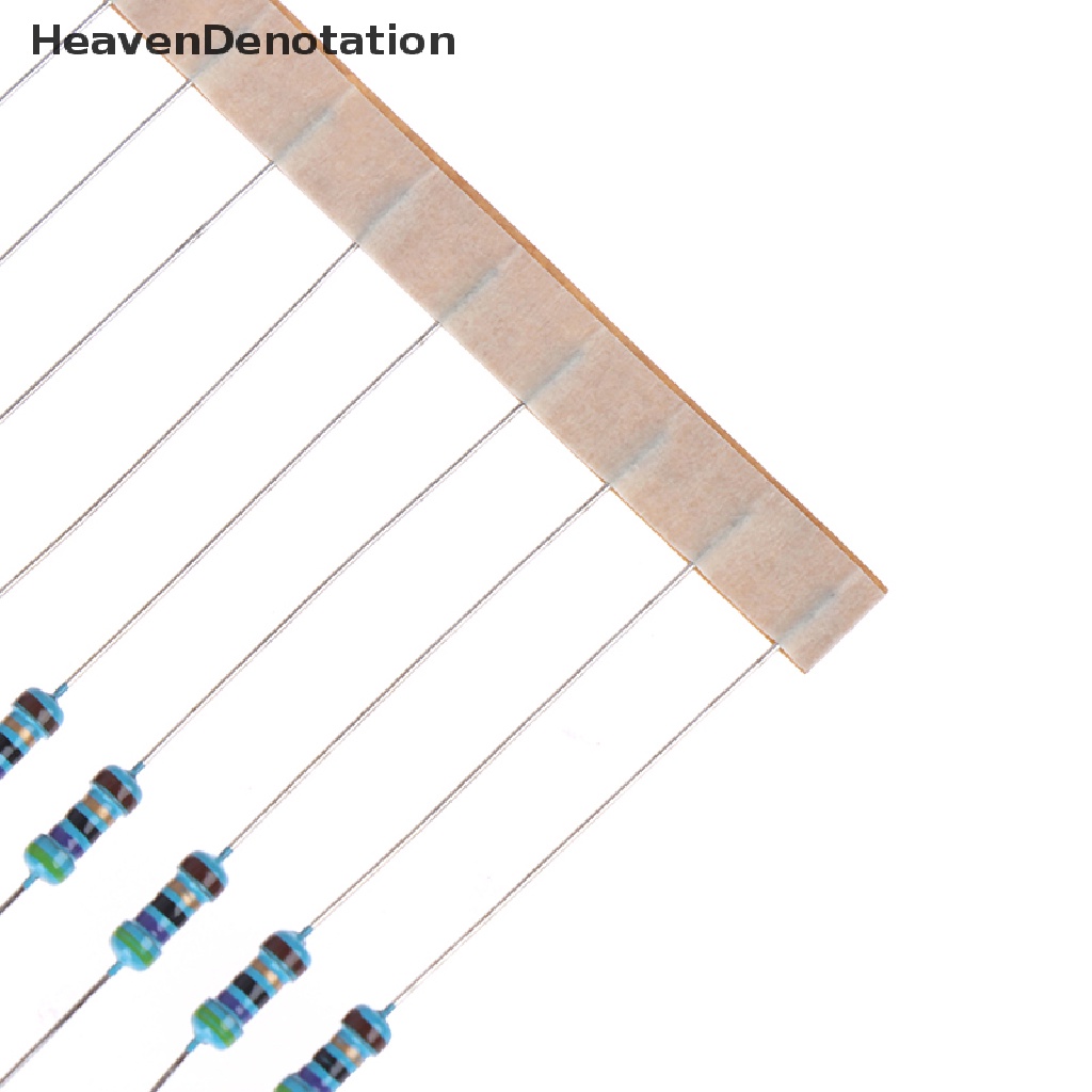 [HeavenDenotation] 300pcs 30nilai Setiap Nilai Resistor Metal Film Paket1/4W Resistor Aneka Kit HDV