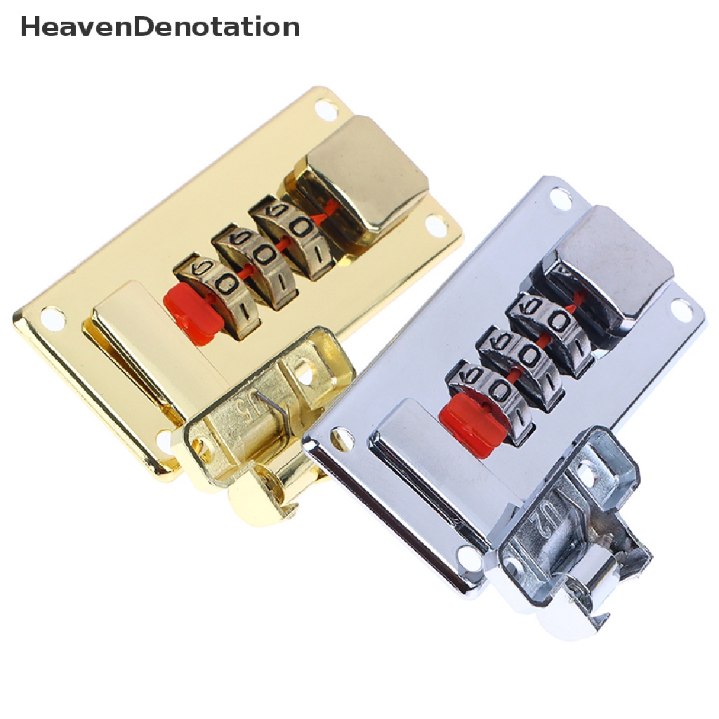 [HeavenDenotation] Password Lock Latch Silver Coded Lock Retro Vintage Kotak Perhiasan Gift Case HDV