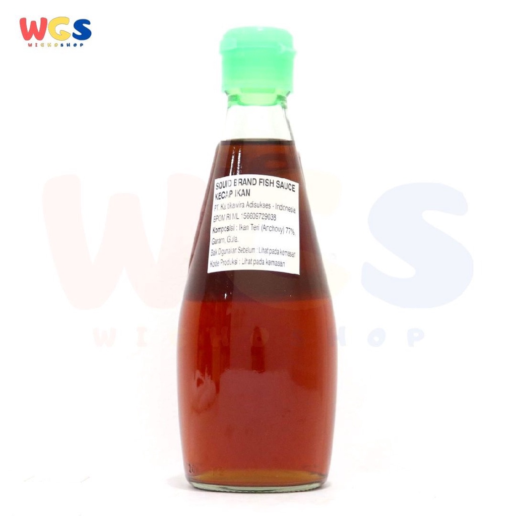 Squid Brand Fish Sauce 300ml Thailand Fermented || Squid Brand Saus Ikan Thailand Asin Gurih 300ml