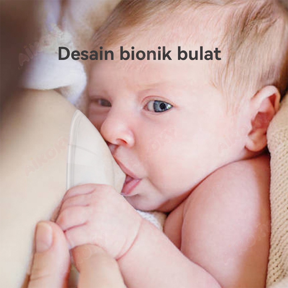 Aikoky Nipple Shield Silikon / Pelindung Puting Susu Ibu Menyusui BPA Free